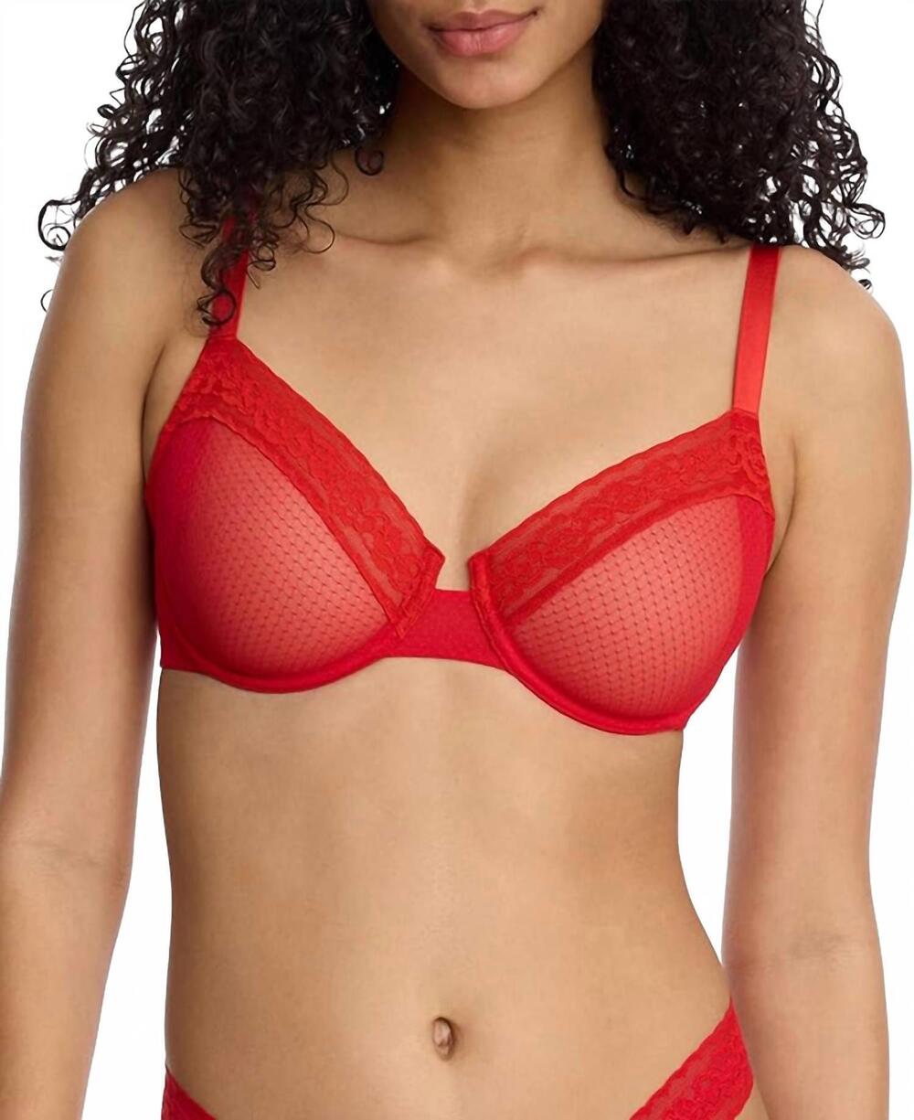 NEW SKARLETT BLUE women's lust balconette underwired bra in holly